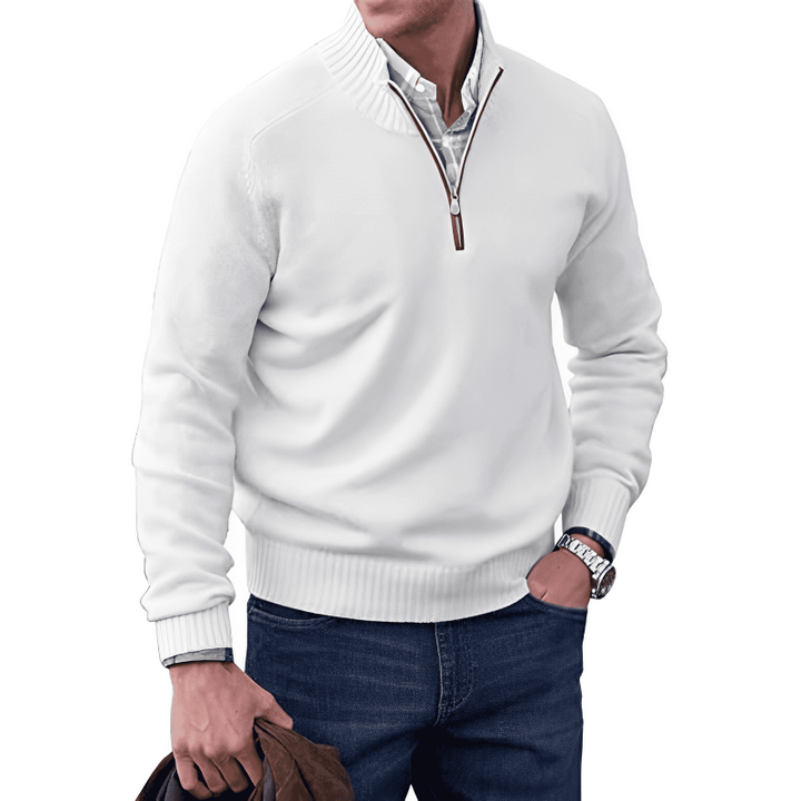 Noah™ | Cashmere Sweater with Zipper
