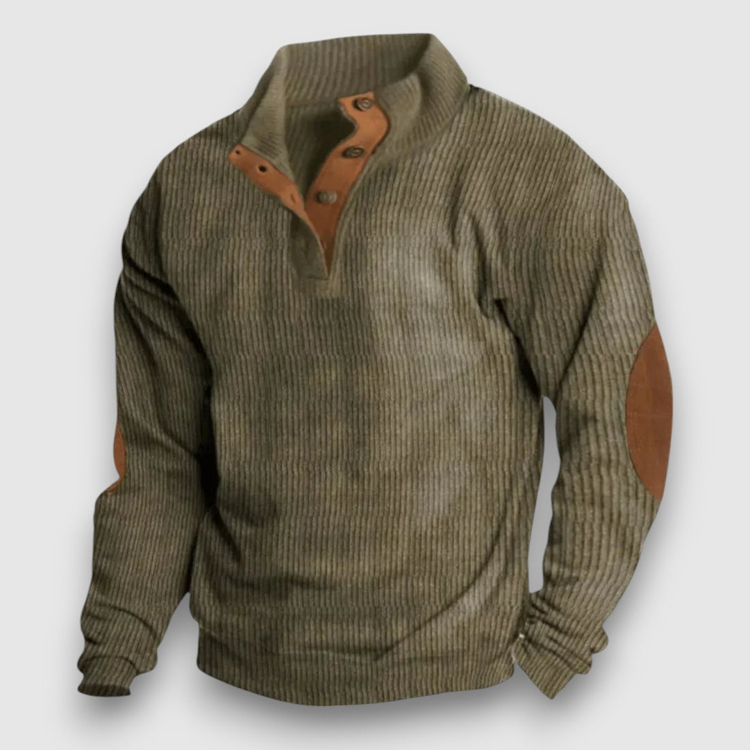 Hudson™ | Ribbed Sweater with Buttons