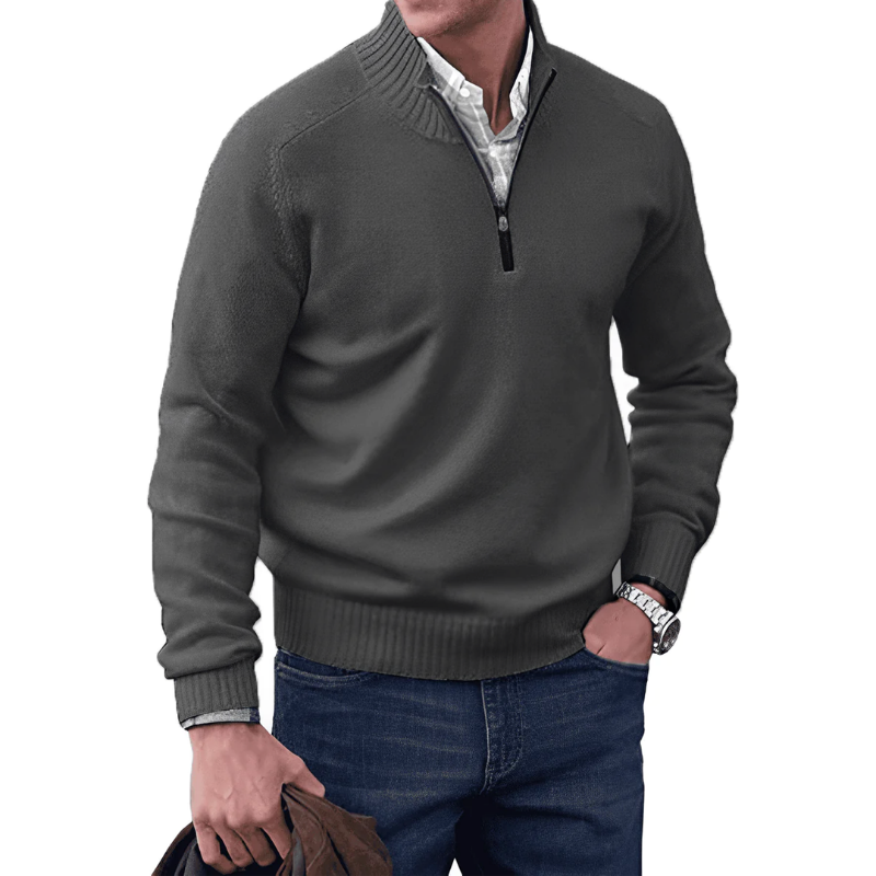 Noah™ | Cashmere Sweater with Zipper