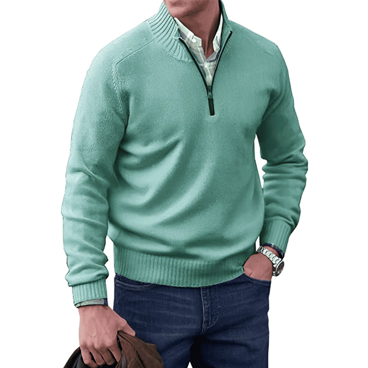 Noah™ | Cashmere Sweater with Zipper