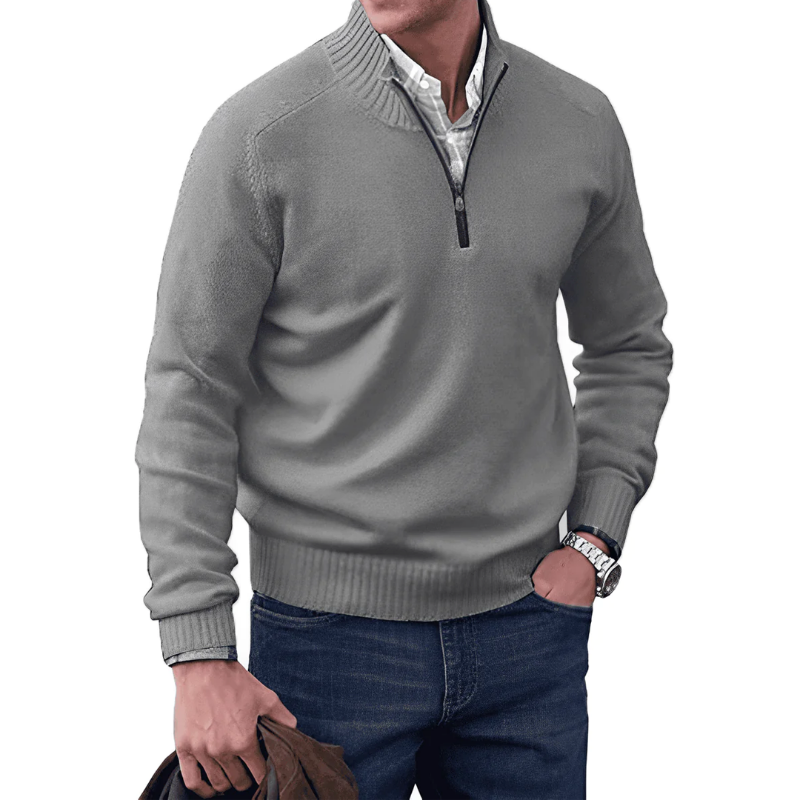 Noah™ | Cashmere Sweater with Zipper