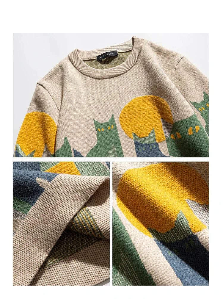 Unisex™ | Moonlit Cat Sweater
