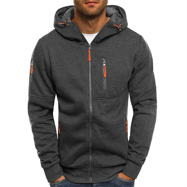 Jeff™ | Elegant Slim Fit Zip-Up Hoodie